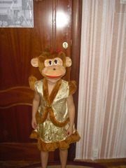 Карнавальные костюмы - обезьянка девочка и мальчик , прокат троещина